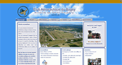 Desktop Screenshot of aeroclub-amberieu.fr