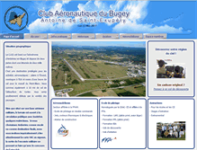 Tablet Screenshot of aeroclub-amberieu.fr
